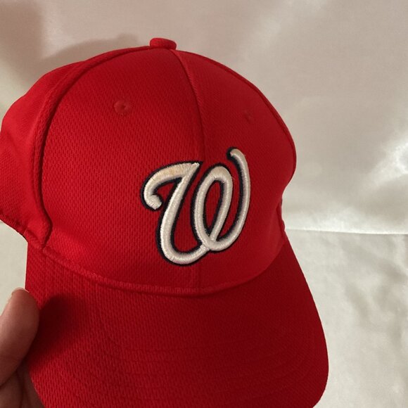 Washington Nationals Youth MLB Red Adjustable Baseball Cap With Embroidered Lo - Picture 6 of 6